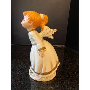 Ceramic Kissing, Pony Tailed Girl, Hand Made in Japan, Vintage